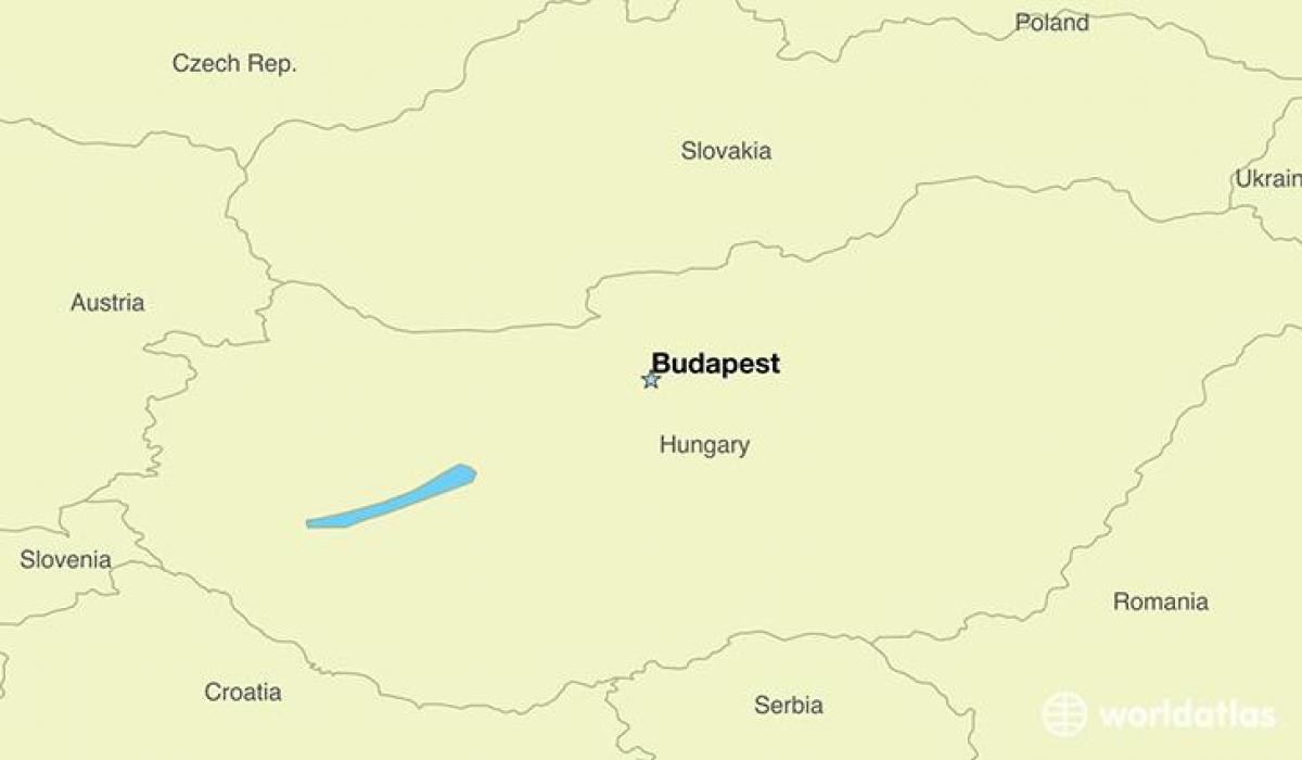 budapeštā, ungārijā eiropas karte
