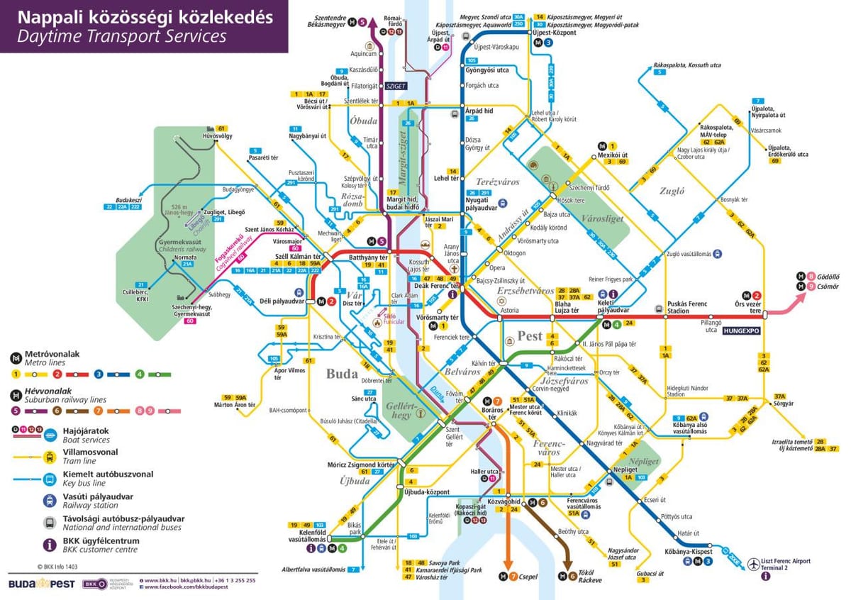 karte budapeštā prāmju