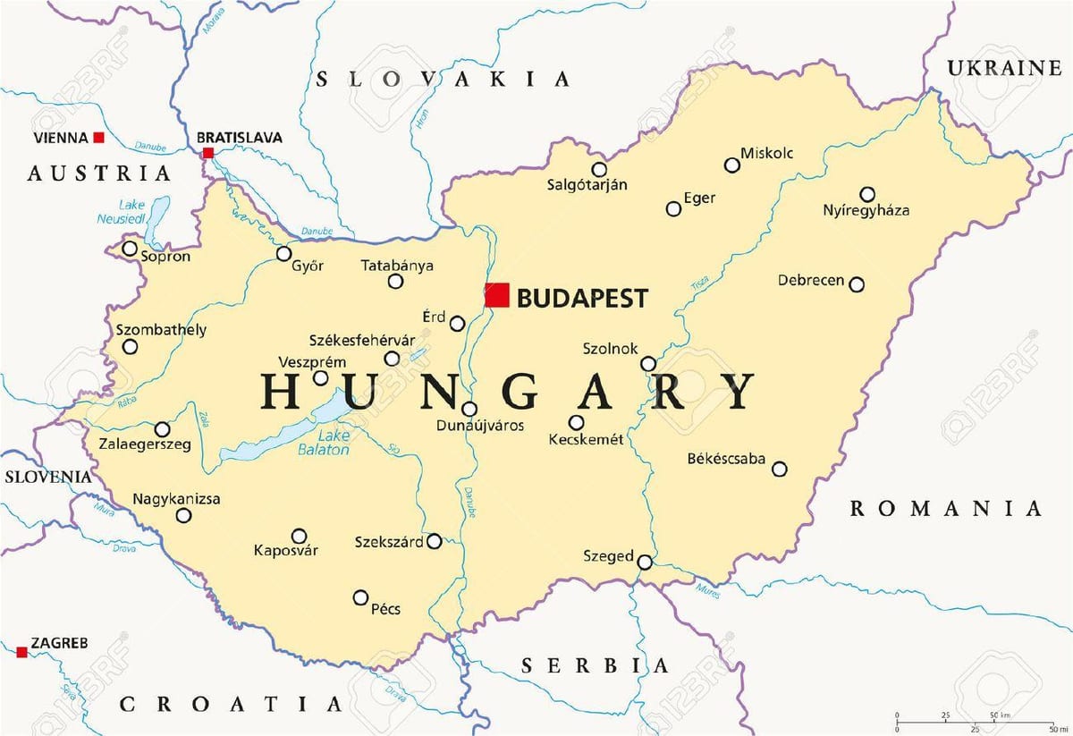 budapeštā atrašanās vietu pasaules kartē