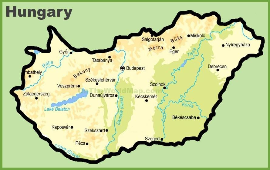 budapesta karte