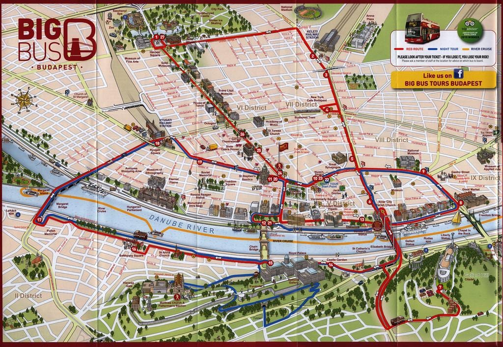 lielo autobusu ekskursijas budapest karte