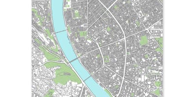 Karte budapeštā karte drukāt