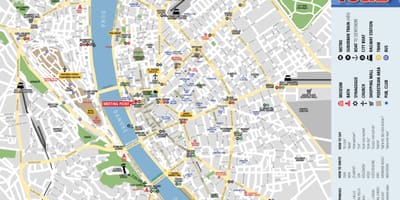 Karte budapeštā pastaigas