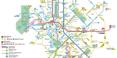 Karte budapeštā prāmju
