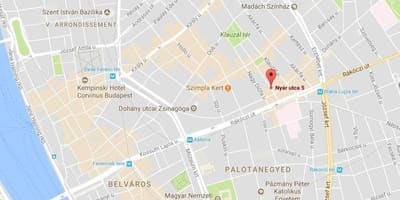 Karte budapeštā red light district