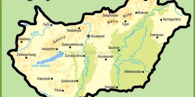 Budapesta karte