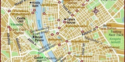 City karte budapest ungārija