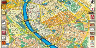 Kartes budapeštas pilsētas parkā