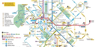 Karte budapeštā sabiedriskais transports