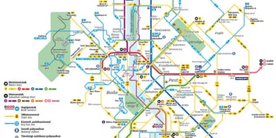 Budapeštā bkk karte