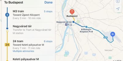 Budapeštā kelenfold dzelzceļa stacija map